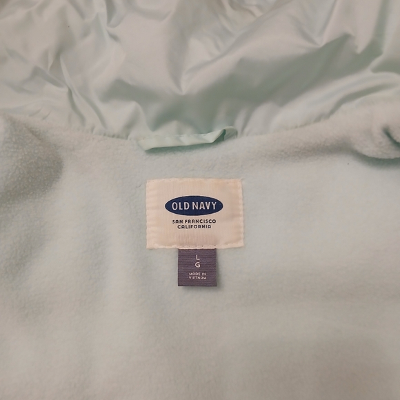 Old Navy Puffer Vest L woman light blue - Picture 2 of 6